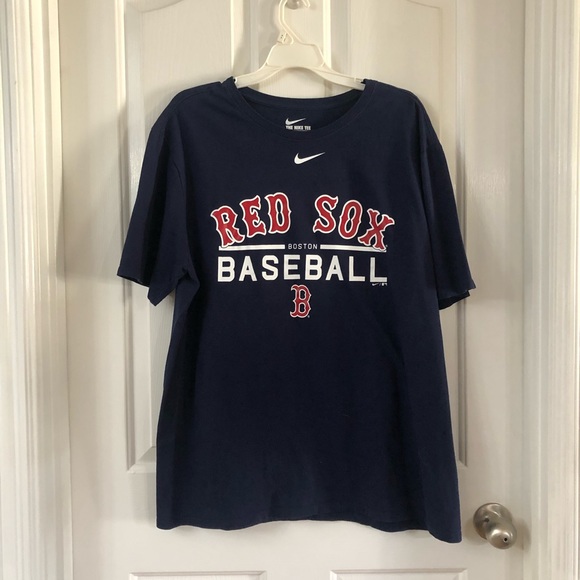 Nike Other - Nike Tee navy blue red socks Boston baseball extra-large Tshirt red white XL